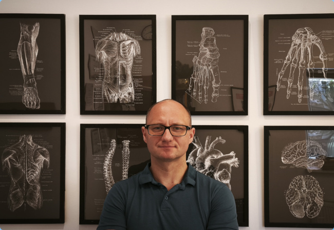 Maciej Grzywacz - fizjoterapeuta MG BodyFlow